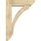 Ekena Millwork Thorton Slat Rough Sawn Bracket w/ Offset Brace, Douglas Fir, 8"W x 30"D x 42"H BKT0806X30X42THR06RDF - alternate 4